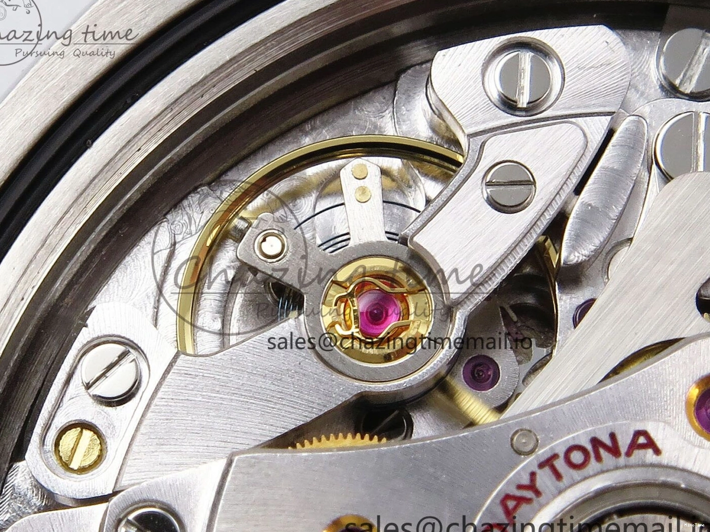 MiroTime 0216 Daytona 116506 Clean 1:1 Best Edition Ice Blue Dial Arabic Markers on SS Bracelet SA4130 V EasyCare 1344